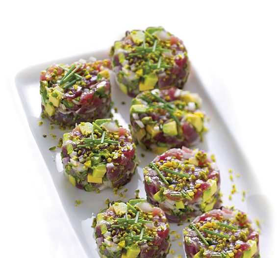 tartare tonno avocado e pistacchio