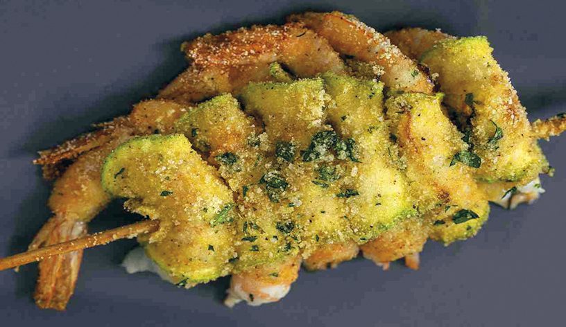 spiedini-gamberi-zucchine-gratinate