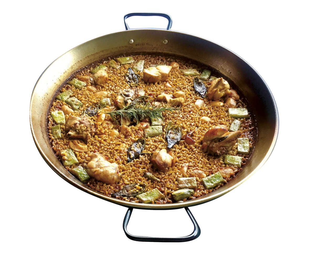 paella-cozze-pollo-carciofi