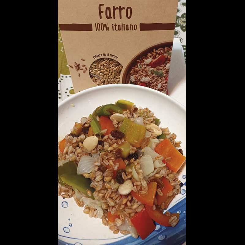 farro-peperoni