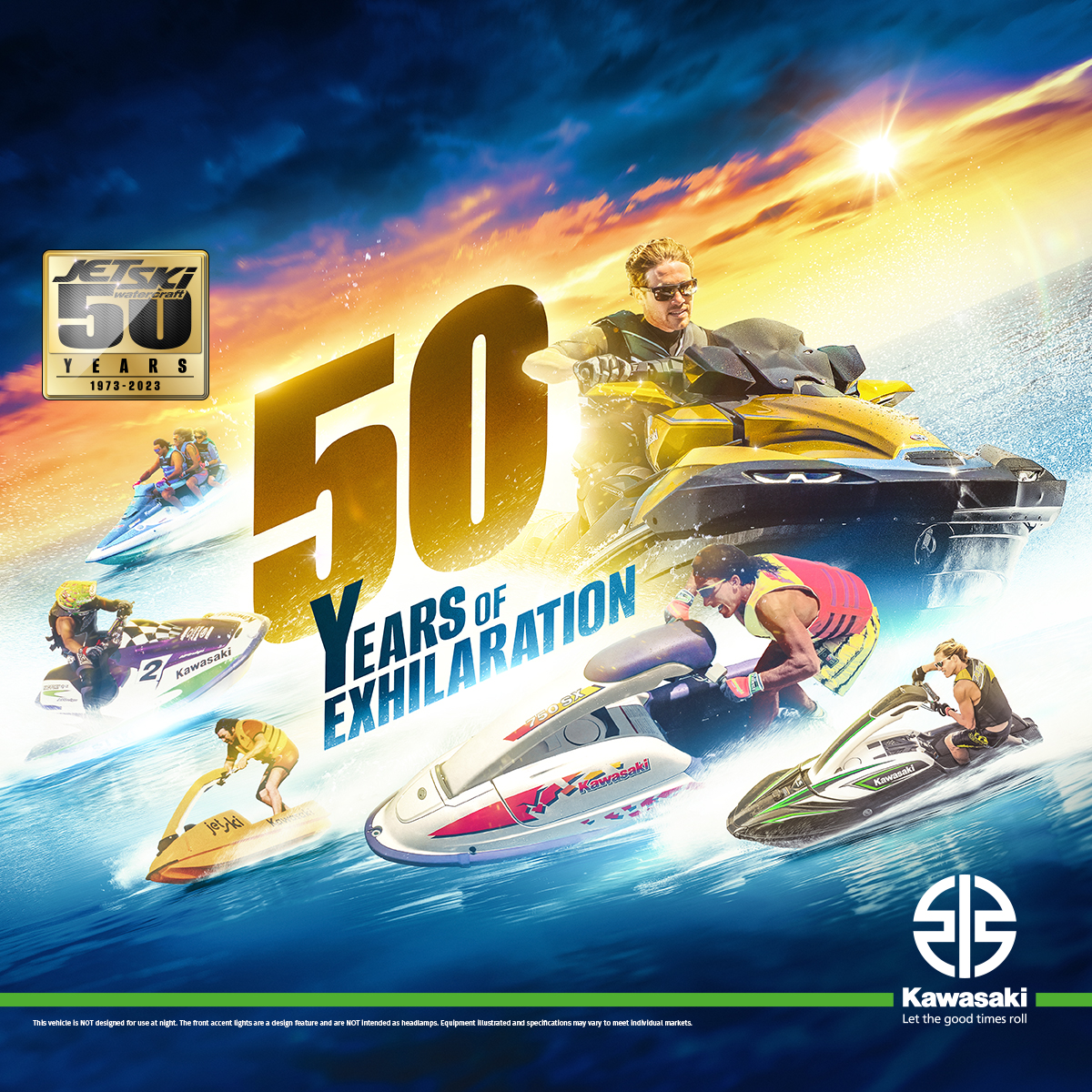 50 anni kawasaki jet ski