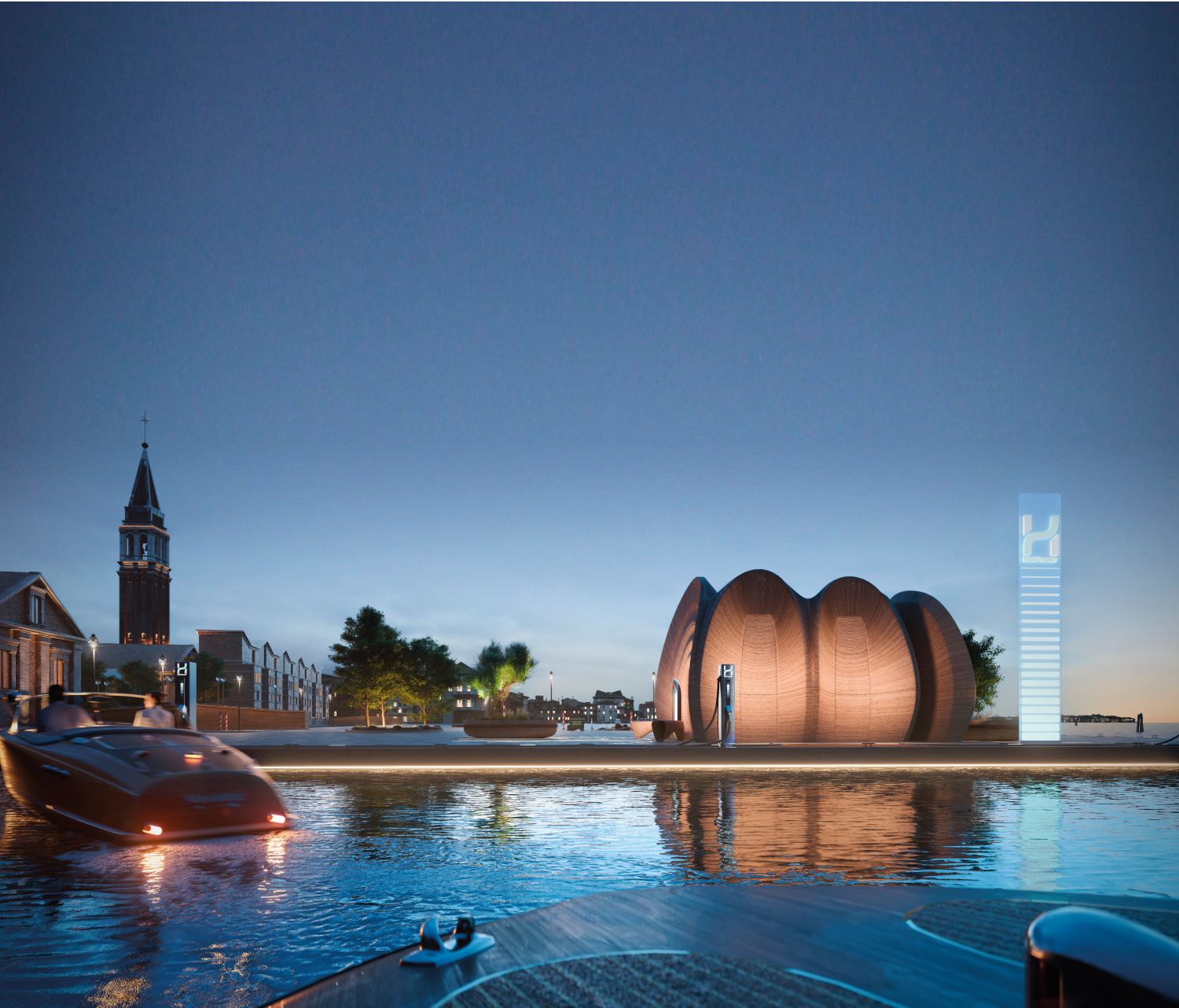 rifornimento a idrogeno per barche