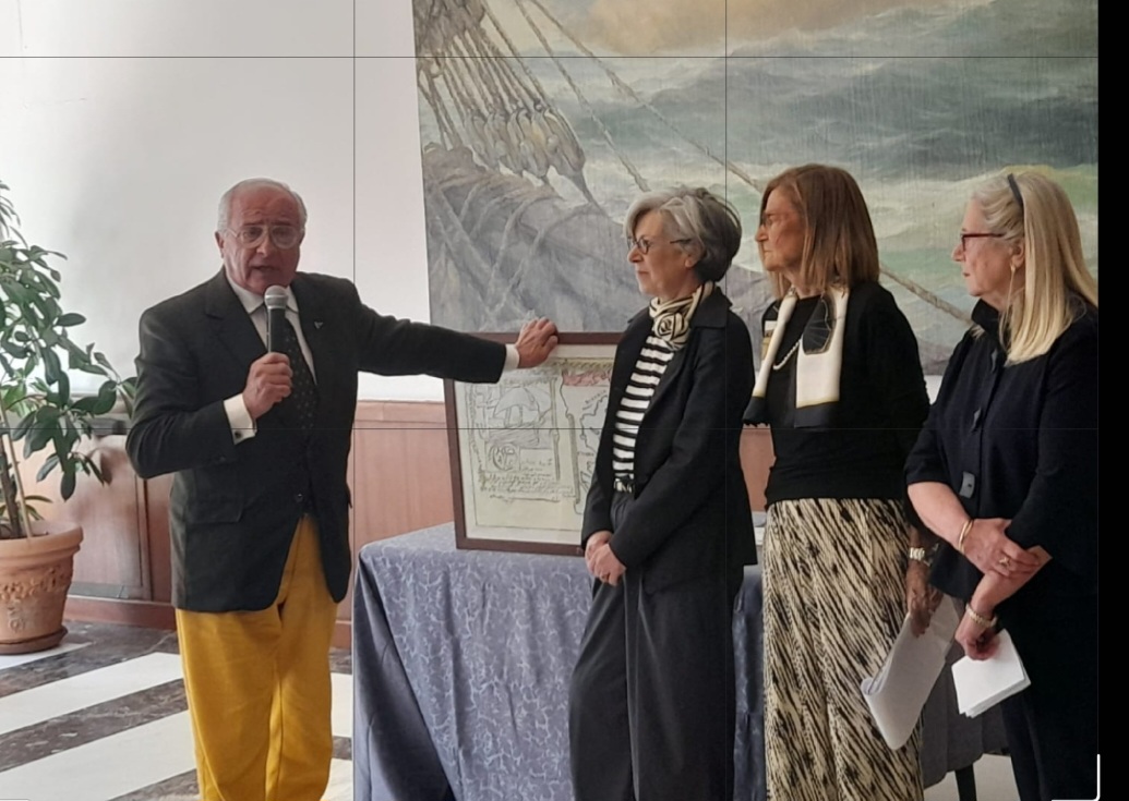 Daniele Busetto premia Annalisa Comes al Premio Letterario Marincovich
