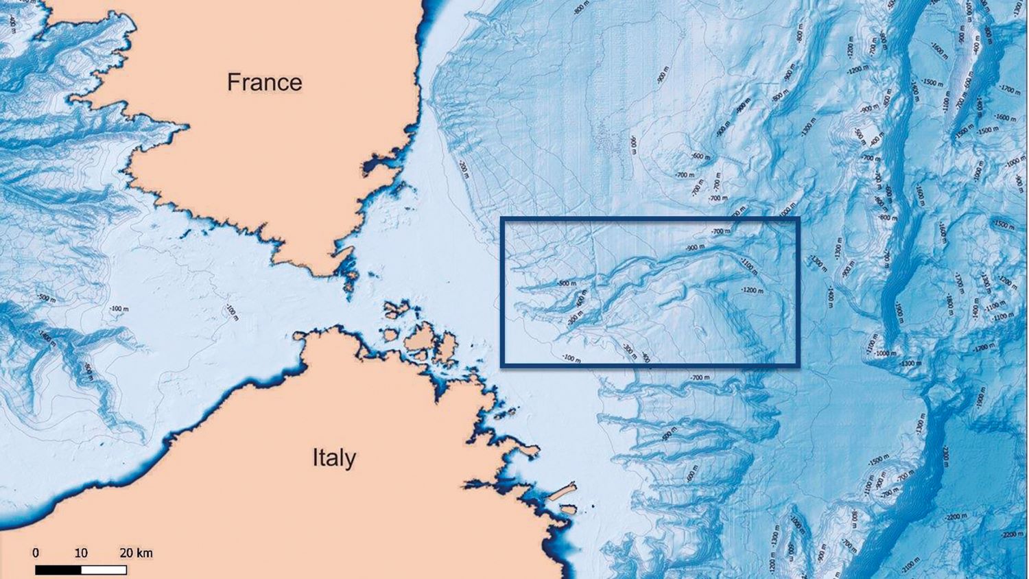 cartina Canyon Caprera