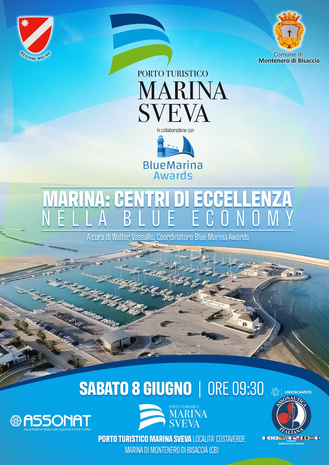 Al Marina di Sveva il convegno I Porti Turistici del Futuro: Road Map verso l’Eccellenza, organizzato dai Blue Marina Awards.