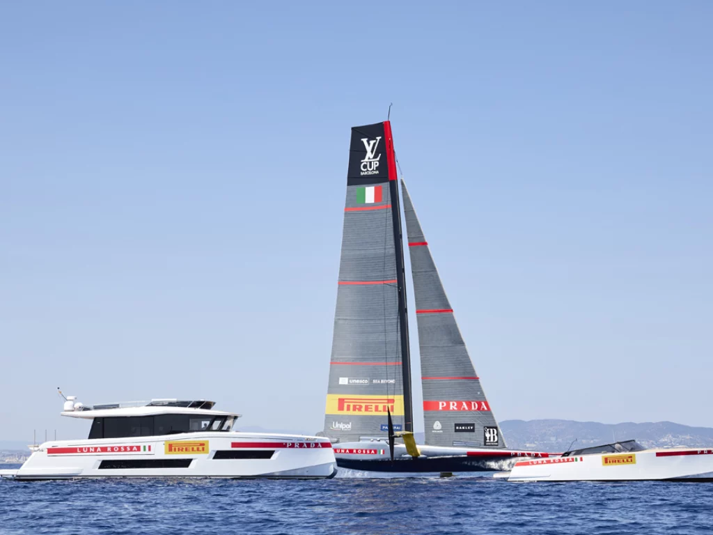 Cantiere del Pardo, Official Supplier di Luna Rossa Prada Pirelli per la 37ª America's Cup, schiera il Pardo Endurance 72 e il VanDutch 48.