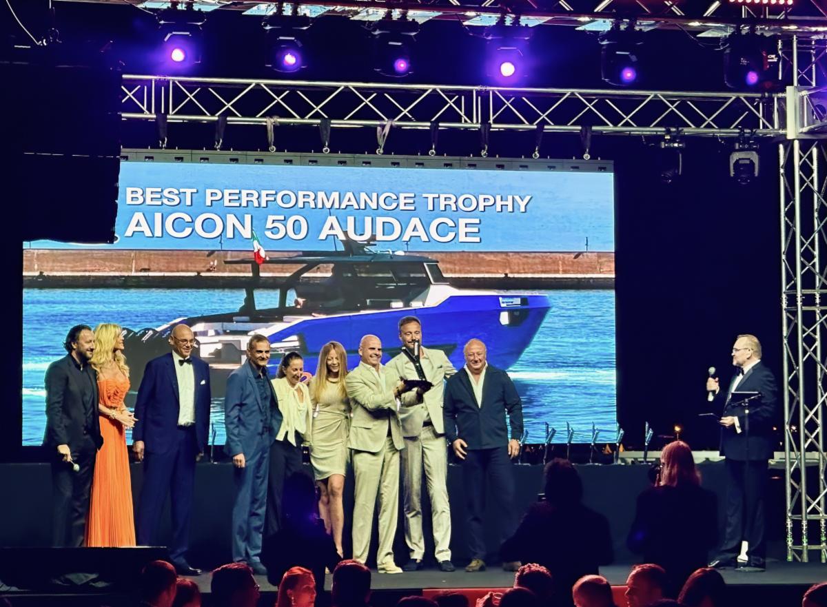 Aicon Yachts vince il premio "Best Performance" ai World Yacht Trophies 2024 con il nuovo Audace 50 al Cannes Yachting Festival.