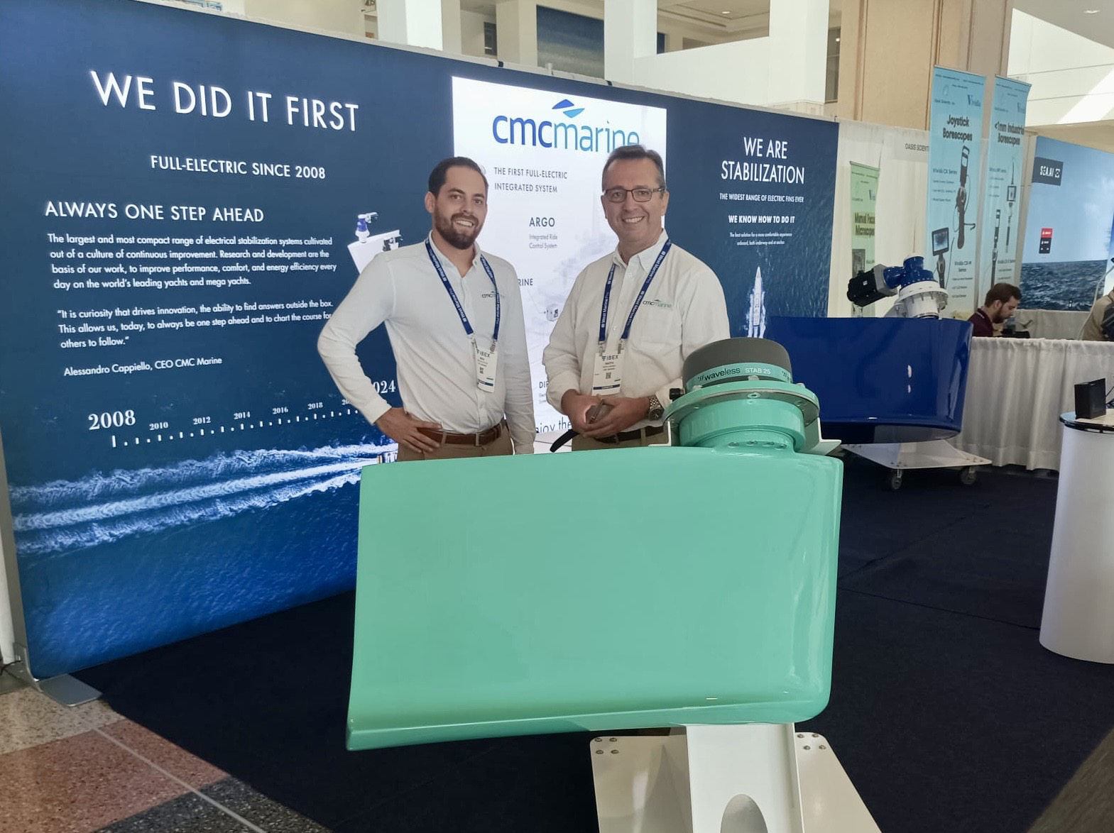 Scopri le soluzioni innovative di CMC Marine al FLIBS 2024: stabilizzatori per yacht e superyacht al Superyacht Pavilion.