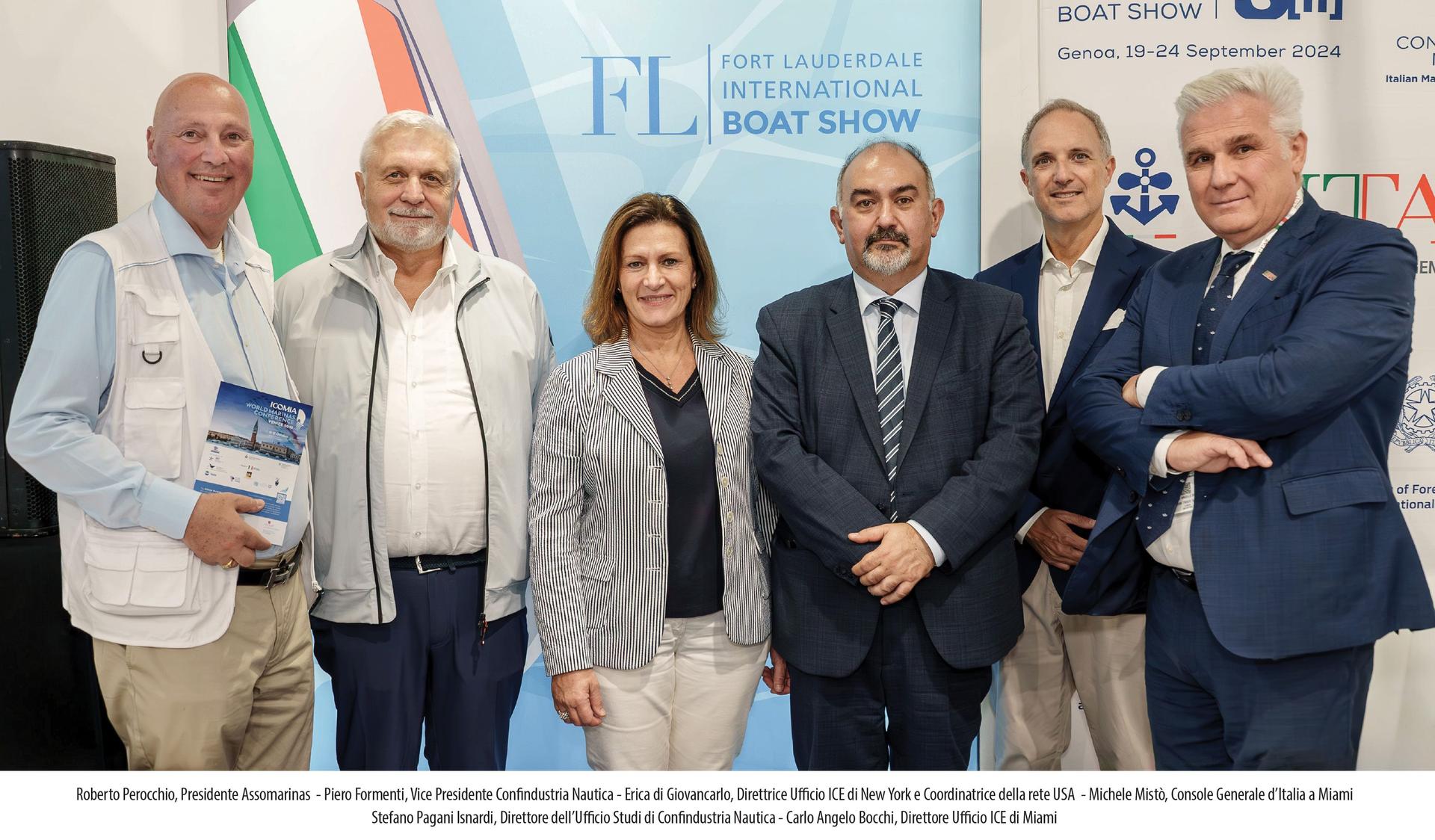 Presentazione del 65° Salone Nautico di Genova al FLIBS: eccellenza Made in Italy e record di export verso gli USA.