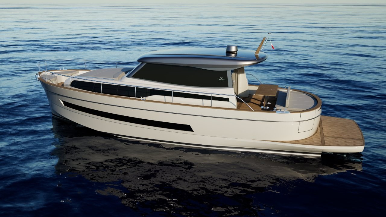 Apreamare presenta il nuovo Gozzo 48 Cabin al Cannes Yachting Festival: 15 metri di tradizione sorrentina moderna.